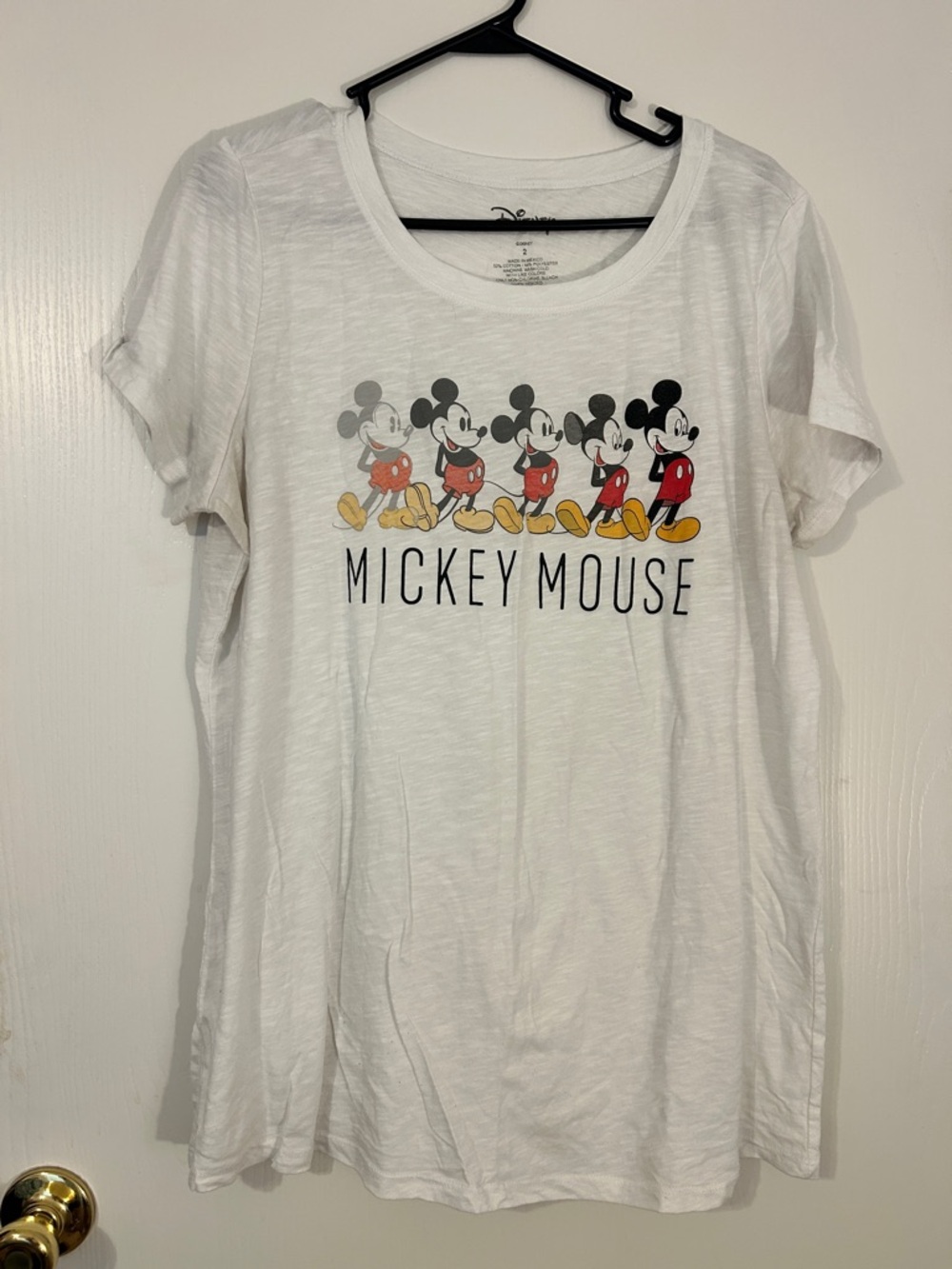 Torrid Disney White Tee with Black Logo Print